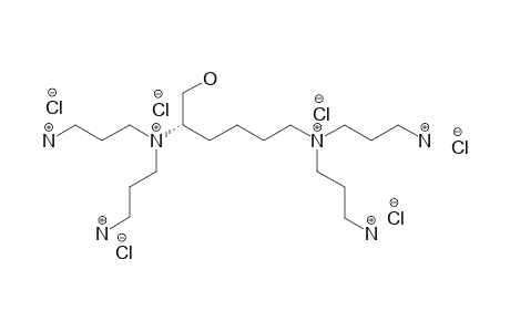 N,N',N,N'-TETRAKIS-(3-AMINOPROPYL)-L-ALPHA,EPSILON-DIAMINOHEXANOL-HEXAHYDROCHLORIDE