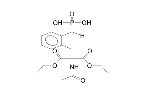 ORTHO-(DIHYDROXYPHOSPHINYLMETHYL)BENZYLACETAMIDOMALONIC ESTER