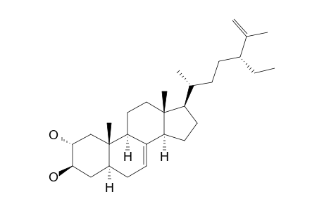 SPATHODOL;(24S)-5-ALPHA-STIGMASTA-7,25-DIENE-2-ALPHA,3-BETA-DIOL