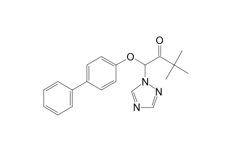 1-(Biphenyl-4-yloxy)-3,3-dimethyl-1-(1H-1,2,4-triazol-1-yl)butan-2-one