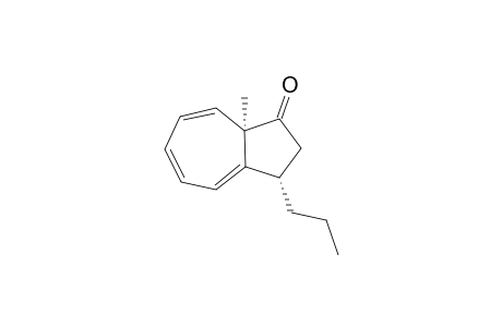 TRANS-(3-R*,8A-R*)-3,8A-DIHYDRO-3-N-PROPYL-8A-METHYLAZULEN-1-(2-H)-ONE;MAJOR_DIASTEREOMER