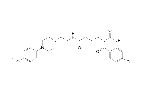 4-(7-chloro-2,4-dioxo-1,4-dihydro-3(2H)-quinazolinyl)-N-{2-[4-(4-methoxyphenyl)-1-piperazinyl]ethyl}butanamide