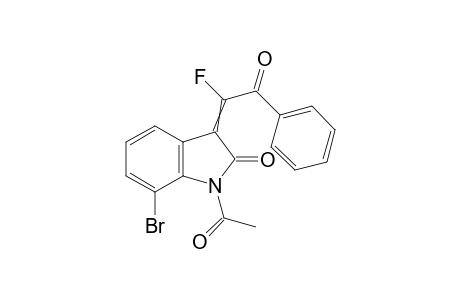 1-acetyl-7-bromo-3-(1-fluoro-2-oxo-2-phenyl-ethylidene)indolin-2-one