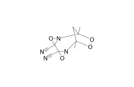 4,5-DICYANO-1,8-DIMETHYL-2,7-DIAZA-3,6,9,10-TETRAOXATETRACYCLO-[6.2.1.0(2,4).0(5,7)]-UNDECANE