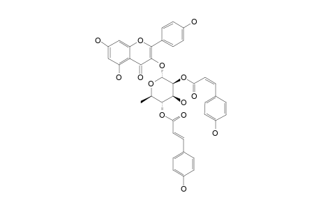 KAEMPFEROL-3-O-(2''-(Z)-PARA-COUMAROYL,4''-(E)-PARA-COUMAROYL)-ALPHA-L-RHAMNOPYRANOSIDE