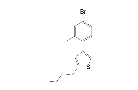 4-(4-Bromo-2-methylphenyl)-2-nbutylthiophene