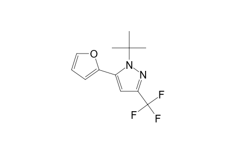 1-(1,1-DIMETHYLETHYL)-5-(FUR-2-YL)-3-TRIFLUOROMETHYL-1H-PYRAZOLE