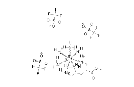 [3-BETA,4-BETA-ETA(2)-[OS(NH3)5]-3-ALPHA-(2-CARBOMETHOXYETHYL)-1-METHYL-3H-PYRROLIUM]-(OTF)3