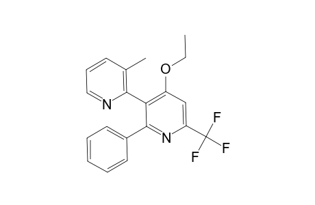 4-Ethoxy-3-(3-methyl-2-pyridyl)-2-phenyl-6-(trifluoromethyl)-pyridine