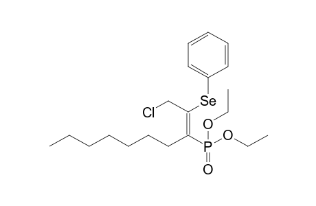 Diethyl[(Z)-1-Chloro-2-(phenylselanyl)-2-decen-3-yl]phosphonate