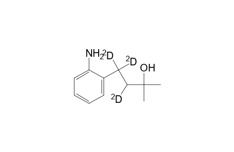 2-(1',1',2'-Trideutero-3'-hydroxy-3'-methylbutyl)aniline