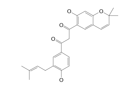 GLYCYRDIONE-C;DIKETONIC-TAUTOMER