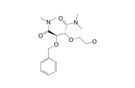 (2R,3R)-N,N,N',N'-TETRAMETHYL-2-BENZYLOXY-3-(2-HYDROXY)-ETHOXYSUCCINAMIDE