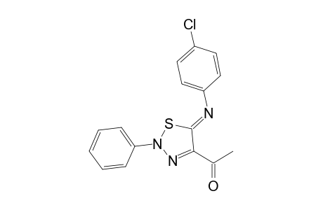 4-Acetyl-2-phenyl-5-(4-chlorophenyl)imino-2,5-dihydro-1,2,3-thiadiazole