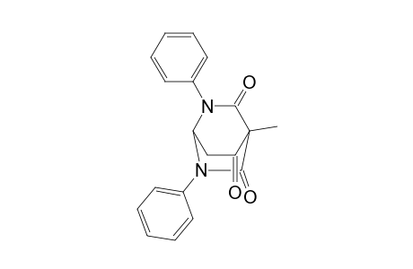 4-Methyl-2,6-diphenyl-2,6-diazabicyclo[2.2.2]-octane-3,5-8-trione