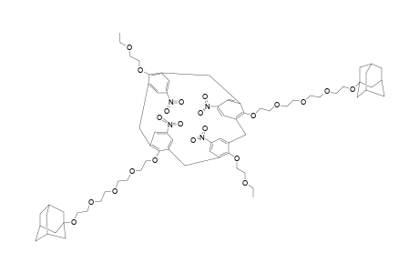 5,11,17,23-TETRANITRO-25,27-BIS-(2-ETHOXYETHOXY)-26,28-BIS-(2-(2-(2-(2-(ADAMANTYL-1-OXY)-ETHOXY)-ETHOXY)-ETHOXY)-ETHOXY)-CALIX-[4]-ARENE