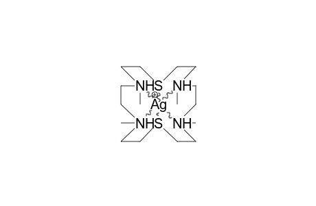 4,7,13,16-Tetramethyl-1,10-dithia-4,7,13,16-tetraaza-cyclooctadecane-silver(I) complex cation