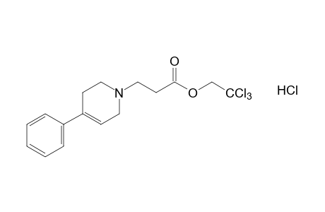 3,6-dihydro-4-phenyl-1(2H)-pyridinepropionic acid, 2,2,2-trichloroethyl ester, hydrochloride