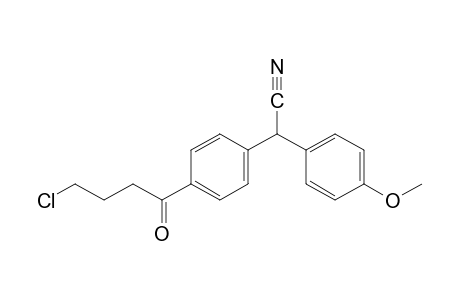 [p-(4-chlorobutyryl)phenyl](p-methoxyphenyl)acetonitrile