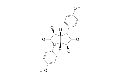 (1R*,4S*,5R,8S)-2,6-DI-PARA-ANISYL-4,8-DIHYDROXY-2,6-DIAZABICYCLO-[3.3.0]-OCTANE-3,7-DIONE