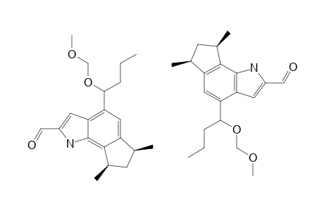 (cis)-4-[1'-(Methoxymethyl)oxybutyl]-6,8-dimethyl-1,6,7,8-tetrahydrocyclopent[g]indole-2-carbaldehyde