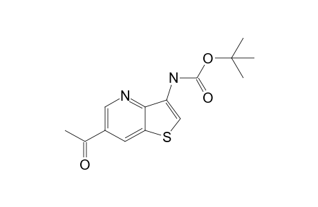 N-(6-acetylthieno[4,5-b]pyridin-3-yl)carbamic acid tert-butyl ester