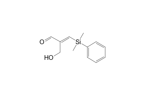 (E)-3-[dimethyl(phenyl)silyl]-2-(hydroxymethyl)-2-propenal