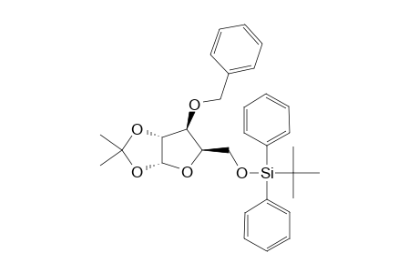 3-O-BENZYL-5-O-TERT.-BUTYL-DIPHENYLSILYL-1,2-O-ISOPROPYLIDENE-ALPHA-D-XYLOFURANOSE