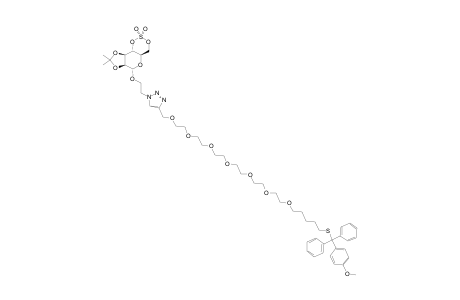 #10;2-[4-[27-(4-METHOXYPHENYL)-27,27-DIPHENYL-2,5,8,11,14,17,20-HEPTAOXA-26-THIAHEPTACOS-1-YL]-2,3-DIHYDRO-1H-1,2,3-TRIAZOL-1-YL]-ETHYL-6-DEOXY-2,3-O-(1-METHYL