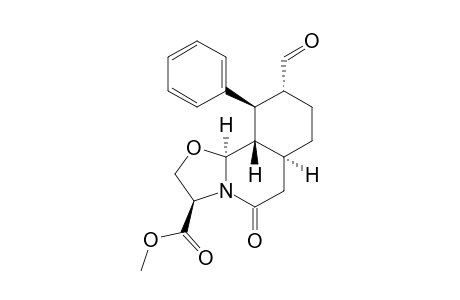 Methyl (3R,6aS,9R,10R,10aS,10bS)-9-Formyl-5-oxo-10-phenyldecahydro-5H-[1,3]oxazolo[2,3-a]isoquinoline-3-carboxylate