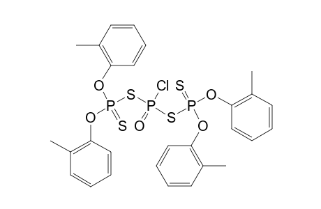 BIS-[BIS-(ORTHO-TOLYLOXY)-PHOSPHOROTHIOYLTHIO]-(OXO)-PHOSPHORUS-(V)-CHLORIDE