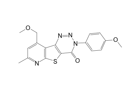 9-(methoxymethyl)-3-(4-methoxyphenyl)-7-methylpyrido[3',2':4,5]thieno[3,2-d][1,2,3]triazin-4(3H)-one