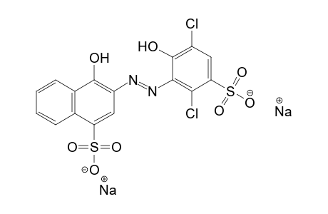 1-Naphthalenesulfonic acid, 3-[(2,5-dichloro-6-hydroxy-3-sulfophenyl)azo]-4-hydroxy-, disodium salt