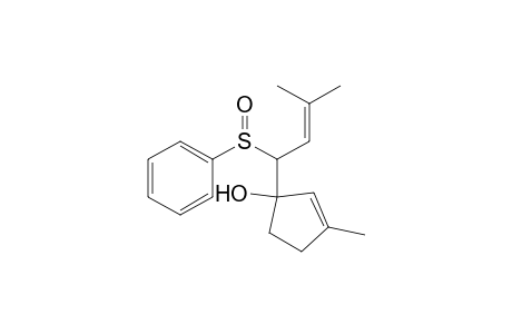 1-[3'-methyl-1'-(phenylsulfinyl)but-2'-enyl]-3-methylcyclopent-2-en-1-ol