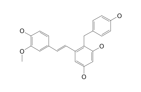 GNETUPENDIN-A;10-(4-HYDROXYBENZYL)-ISORHAPONTIGENIN