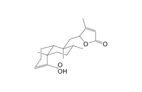 1-NAPHTHALENECARBOXYLIC ACID, 5-[(2,5-DIHYDRO-3-METHYL-5-OXO-2-FURANYL)METHYL]-3,4,4A,5,6,7,8,8A-OCTAHYDRO-5,6,8A-TRIMETHYL-