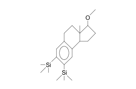 2,3,3a,4,5,9b-Hexahydro-3a-methoxy-3aa-methyl-7,8-bis(trimethylsilyl)-9bb-(1H)-benz(E)indene