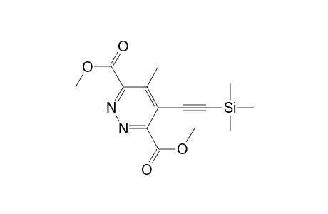 3,6-Pyridazinedicarboxylic acid, 4-methyl-5-[(trimethylsilyl)ethynyl]-, dimethyl ester