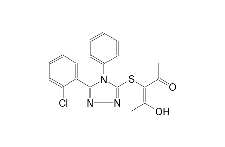 3-penten-2-one, 3-[[5-(2-chlorophenyl)-4-phenyl-4H-1,2,4-triazol-3-yl]thio]-4-hydroxy-, (3E)-