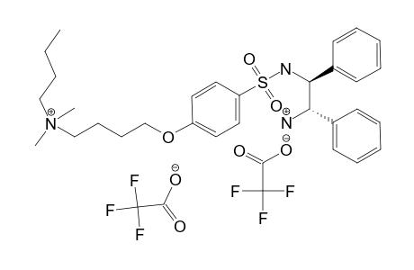 #3F;1-[4-[4-[[[(1S,2S)-2-AMINO-1,2-DIPHENYLETHYL]-AMINO]-SULFONYL]-PHENOXY]-BUTYL]-1-N-BUTYL-N,N-DIMETHYLAMMONIUM-MONO-(TRIFLUOROACETATE)-TRIFLUOROACETIC-ACID-