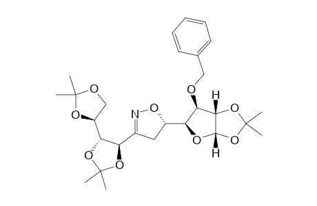 (5S)-5-(3-O-BENZYL-1,2-O-ISOPROPYLIDENE-ALPHA-D-XYLO-TETROFURANOS-4-YL)-3-(1,2:3,4-DI-O-ISOPROPYLIDENE-L-ARABINO-TETRITOL-1-YL)-4,5-DIHYDROISOXAZO