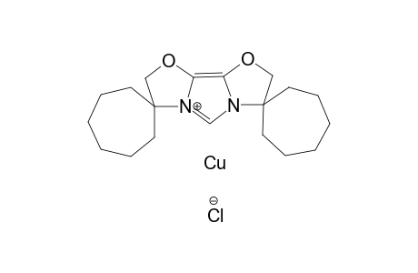 6'.lambda.5-Dispiro[cycloheptane-1,5'-[3,11]dioxa-[6lambda5,8]diazatricyclo[6.3.0.02,6]undecane-9',1''-cycloheptane]-1',6'-dien-6'-ylium copper chloride