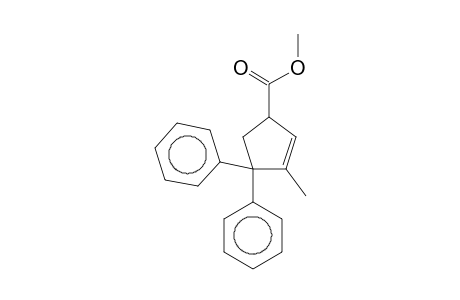 Cyclopentene-3-carboxylic acid, 1-methyl-5,5-diphenyl-, methyl ester