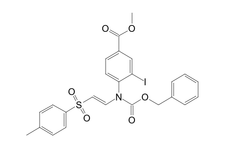 2-[N-(Benzyloxycarbonyl)-N-(2-iodo-4-carbonylmethoxyphenyl)amino]-1-tosylethene