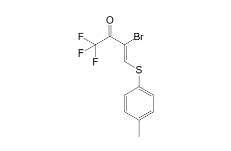 (Z)-3-Bromo-1,1,1-trifluoro-4-p-tolylsulfanyl-but-3-en-2-one