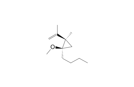 cis-1-Butyl-1-methoxy-2-methyl-2-(1-methylethenyl)cyclopropane