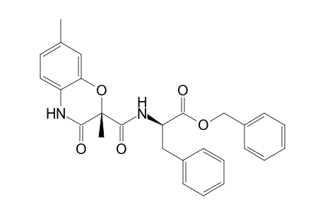 N-{[(2R)-2,7-Dimethyl-3-oxo-3,4-dihydro-2H-1,4-benzoxazine-2-yl]carbonyl}-D-phenylalanine benzyl ester