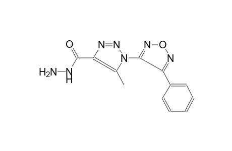 1H-1,2,3-triazole-4-carboxylic acid, 5-methyl-1-(4-phenyl-1,2,5-oxadiazol-3-yl)-, hydrazide