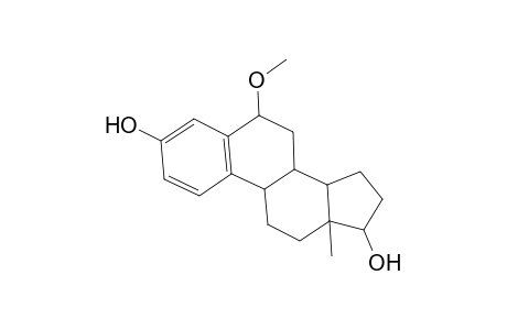 Estra-1,3,5(10)-triene-3,17-diol, 6-methoxy-, (6.alpha.,17.beta.)-