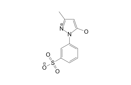 m-(5-HYDROXY-3-METHYLPYRAZOL-1-YL)BENZENESULFONIC ACID